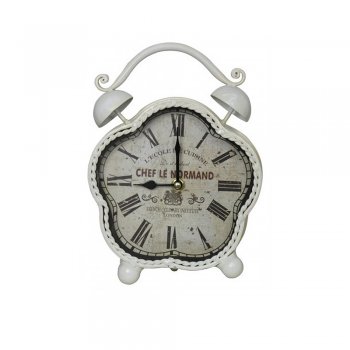 Cream Chef Le Normand Table Clock