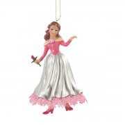Gisela Graham Belle (Beauty) Resin Christmas Tree Decoration
