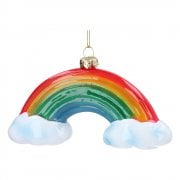 Gisela Graham Bright Acrylic Rainbow Christmas Tree Decoration