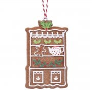 Gisela Graham Brown Gingerbread Dresser Christmas Tree Decoration