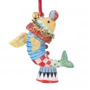 Gisela Graham Circus Fish Hanging Christmas Decoration