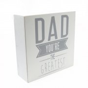 Gisela Graham Dad You're The Greatest White Block Plaque
