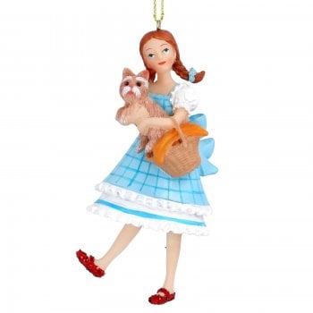 Gisela Graham  Dorothy in a Blue Dress with Toto Resin Christmas Tree Decoration