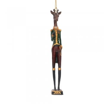 Gisela Graham  Gentleman Giraffe Christmas Tree Decoration
