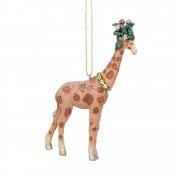 Gisela Graham Giraffe with Leaves (Headdress) Christmas Tree Decoration