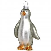 Gisela Graham Glass Penguin Christmas Tree Decoration