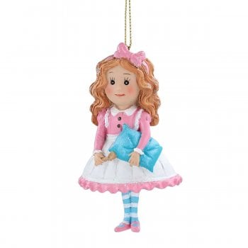 Gisela Graham  Goldilocks Resin Christmas Tree Decoration