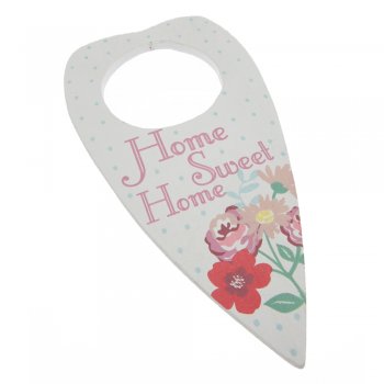 Gisela Graham  Home Sweet Home Wooden Heart Door Hanger 