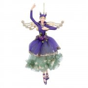 Gisela Graham Maleficent Painted Resin Christmas Tree Decoration