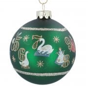 Gisela Graham Matt Green 12 Days of Christmas Bauble Christmas Tree Decoration