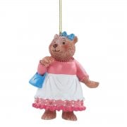Gisela Graham Mummy Bear Resin Christmas Tree Decoration