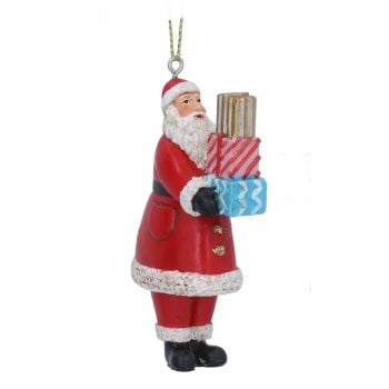 Gisela Graham  Nostalgia Santa Carrying Gifts  Christmas Tree Decoration