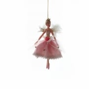 Gisela Graham Pink Fairy Standing Princess Ballerina Christmas Tree Decoration