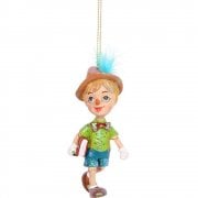 Gisela Graham Pinocchio Painted Resin Christmas Tree Decoration