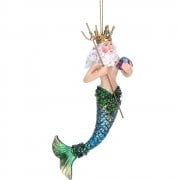 Gisela Graham Resin 'Atlantis' Neptune Christmas Tree Decoration