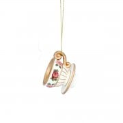 Gisela Graham Resin Teacup and Saucer (White) Christmas Tree Decoration