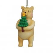 Gisela Graham Resin Winnie the Pooh with Tree Hanging Decoration