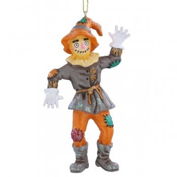 Gisela Graham  Scarecrow Resin Christmas Tree Decoration