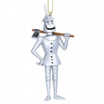 Gisela Graham  Silver Resin Tin Man Resin Christmas Tree Decoration