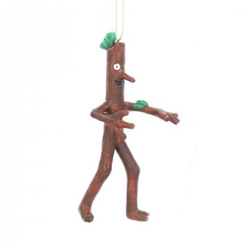 Gisela Graham  Stick Man Resin Christmas Tree Decoration