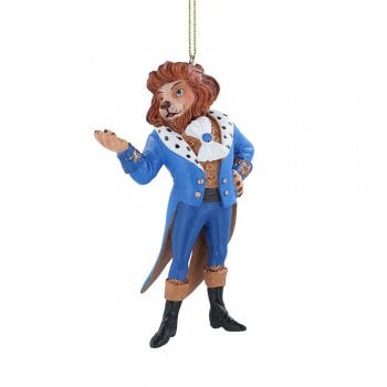 Gisela Graham  The Beast Prince Resin and Fabric Christmas Tree Decoration