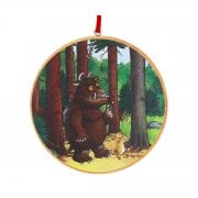 Gisela Graham The Gruffalo and Mouse Wooden Disc Decoration
