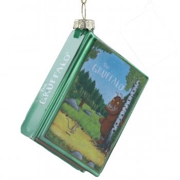 Gisela Graham  The Gruffalo Glass Book Christmas Tree Decoration