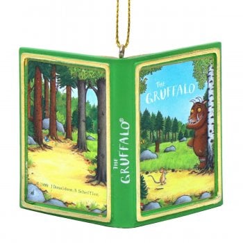 Gisela Graham  The Gruffalo Resin Open Book Christmas Tree Decoration