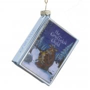 Gisela Graham The Gruffalo's Child Glass Book Christmas Tree Decoration