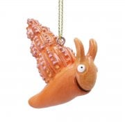 Gisela Graham The Snail Resin Christmas Tree Decoration