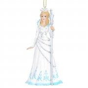 Gisela Graham White Snow Queen Resin Christmas Tree Decoration