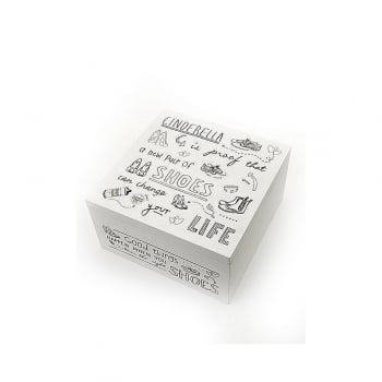 Heaven Sends  Cinderella is Proof That A New Pair Of Shoes Can Change Your Life Wooden Box