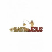 Heaven Sends Cute Christmas I Love Baby Jesus Shelf Plaque