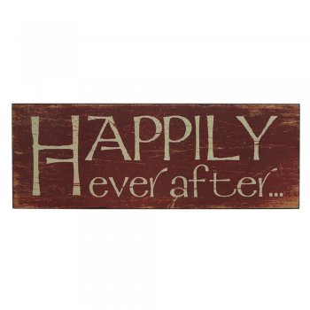Heaven Sends  HAPPILY Ever After Plaque