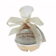 Heaven Sends Remember The Reason For The Season Ceramic Bell Christmas Decoration
