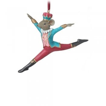 Heaven Sends  Resin Nutcracker Mouse King Christmas Tree Decoration