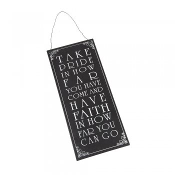 Heaven Sends  Take Pride Metal Hanging Sign