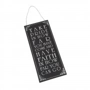 Heaven Sends Take Pride Metal Hanging Sign