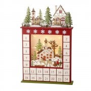 Heaven Sends Wooden LED Christmas Scene Christmas Advent Calendar