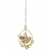 Jette Frolich Design 18ct Gold Plated Flower Girl Mobile Hanging Decoration