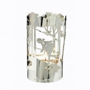 Jette Frolich Design Silver Skater Girl Tealight Holder
