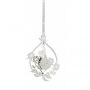 Jette Frolich Design Sterling Silver Flower Girl Mobile Hanging Decoration