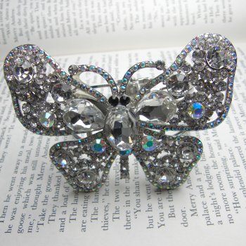 Love Lemonade Lemonade Swarovski Crystal Sparkle Butterfly Cuff Bracelet