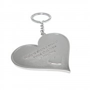 "Sister's Share A Special Bond That Lasts A Lifetime" Metal Heart Keyring