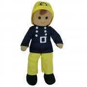 Powell Craft 40cm Fireman Boy Rag Doll