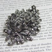 Rosie Fox Pewter Bouquet Brooch Hair Accessory