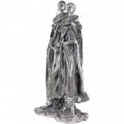 Silver Art Collection Standing Masai People Sculpture Ornament