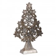 Silver Stars & Snowflakes Christmas Tree Ornament