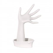 White China Hand Jewellery Holder