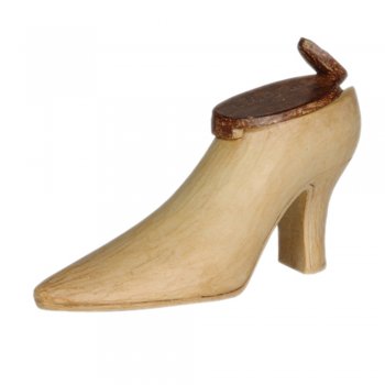 Wood Effect Decorative Shoe Maker's Shoe Last Triket Box
